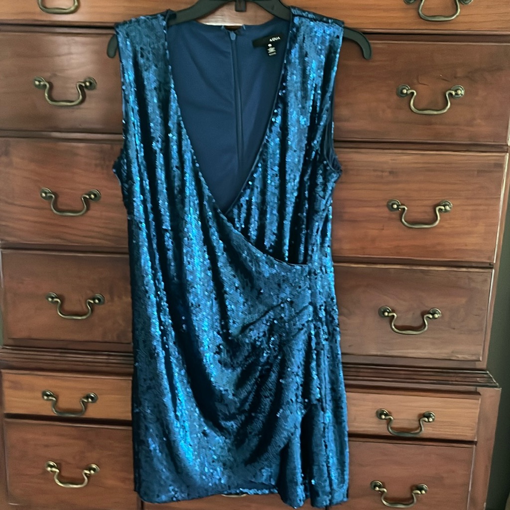 Aqua Brand Little Blue Dress
